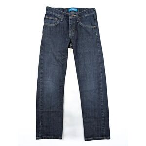 Lee Premium Select Adjustable Waist Blue Denim Straight Leg Jeans  Boy's Size 12